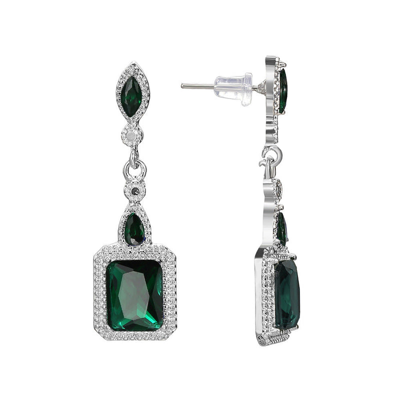 Boucles Clarion Verdancia | or blanc