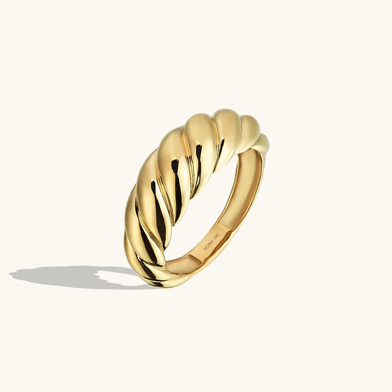 Bague Croissant | or