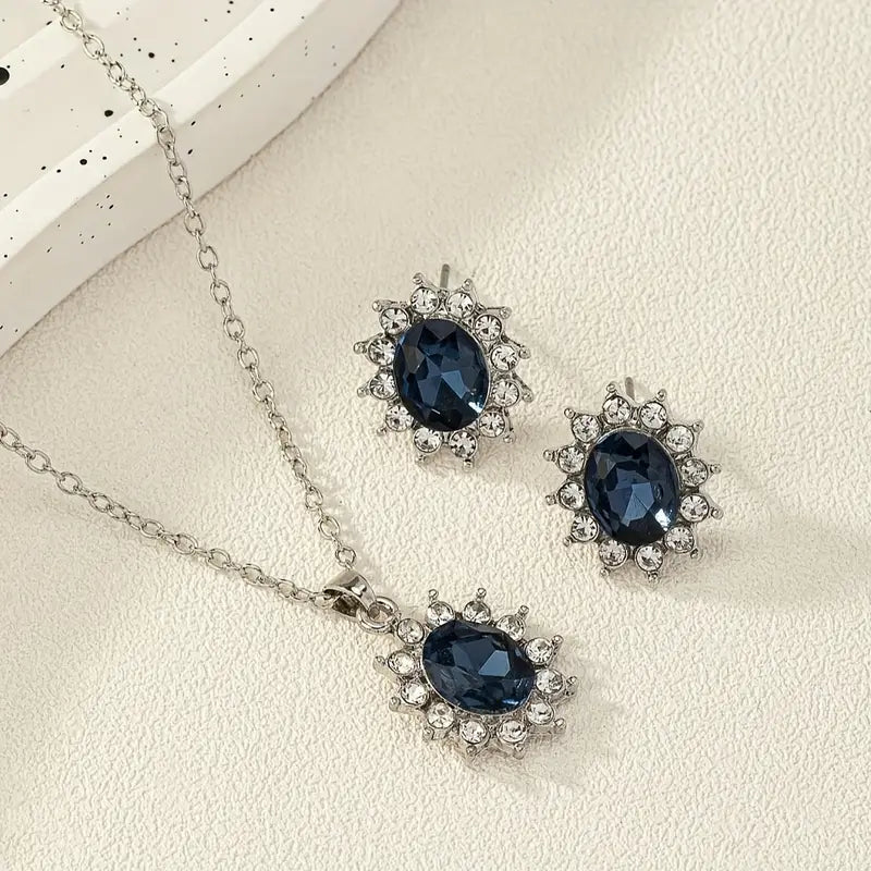 Parure Katya Azuryn | or blanc