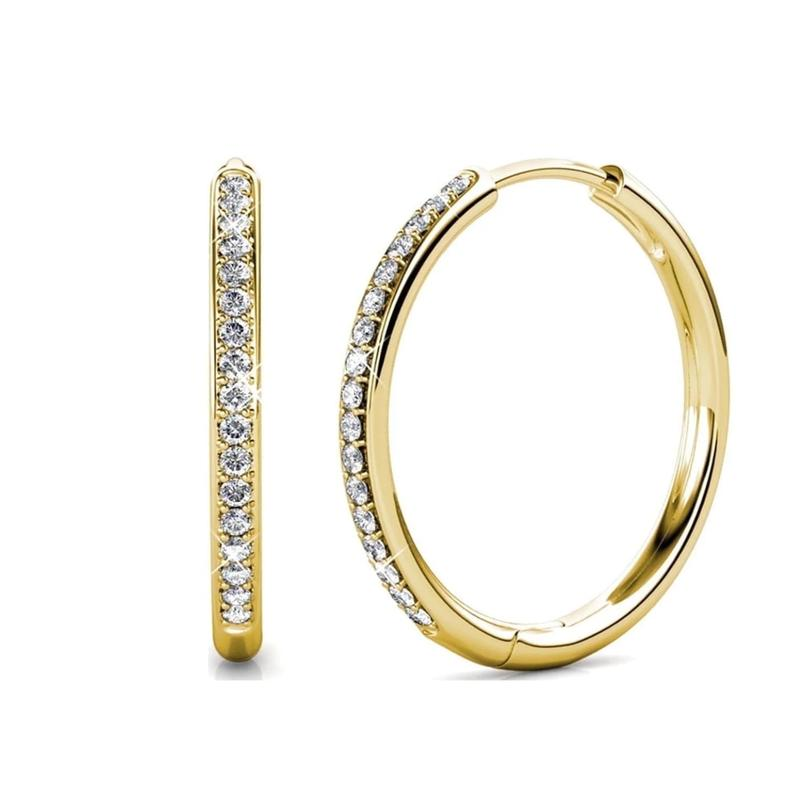 Boucles Sorel pavé | or