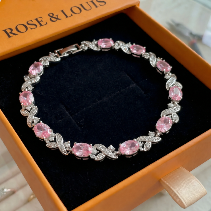 Bracelet Giada Rosalyth | or blanc