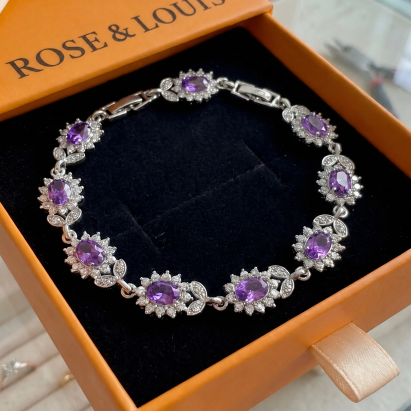 Bracelet Iridessa Violetthorn | or blanc