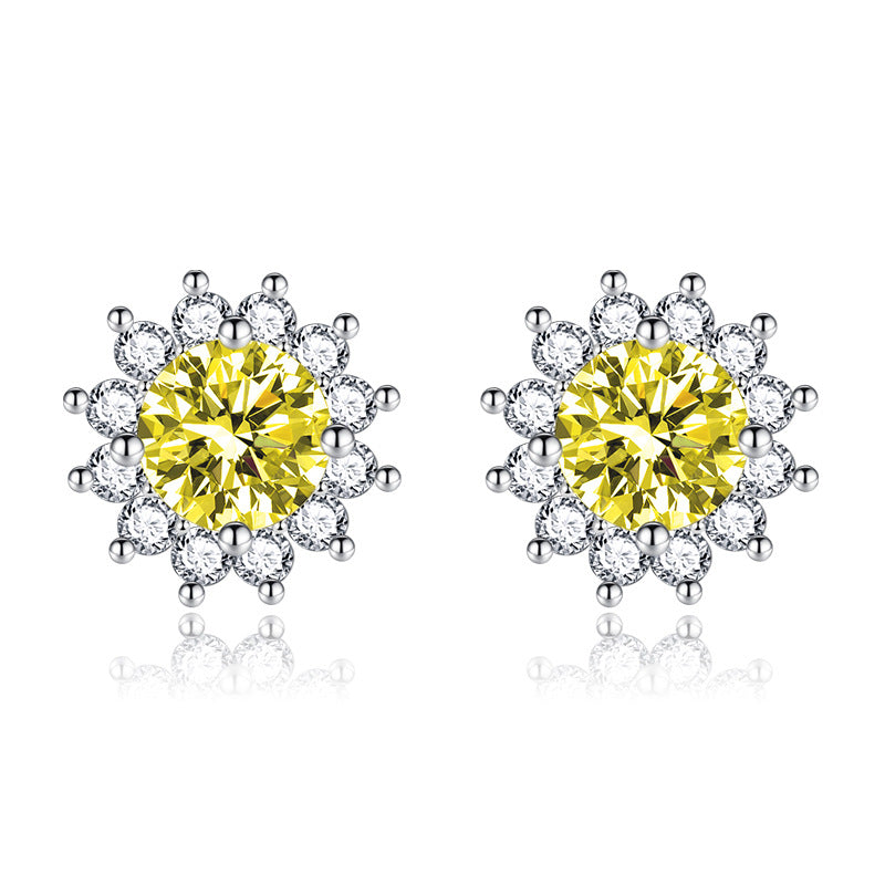 Boucles ensoleillé Muse jaune | or blanc