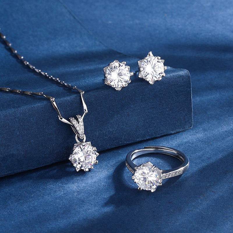 Ensemble Aria Snowflake | or blanc