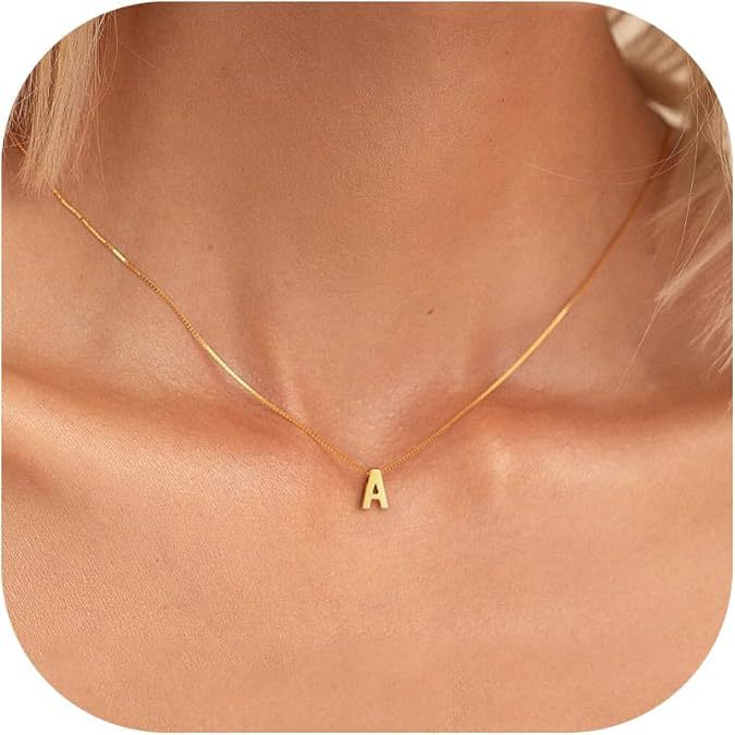 Collier amour lettre initiale | or