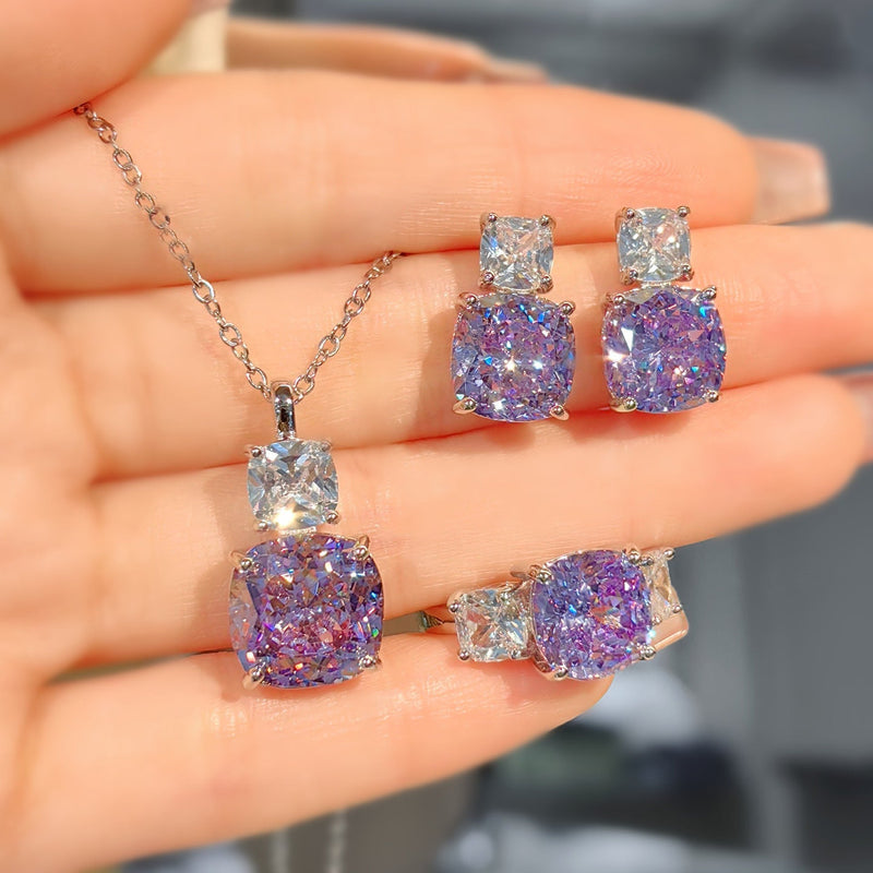 Ensemble Adeline Violetta | or blanc