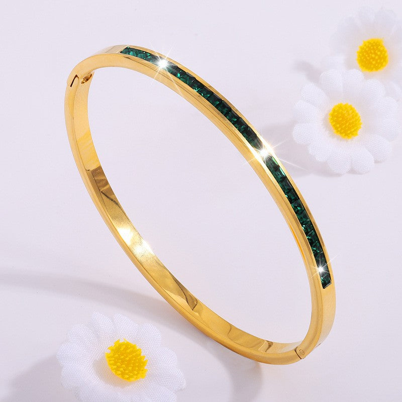 Bracelet Celeste Viride | or