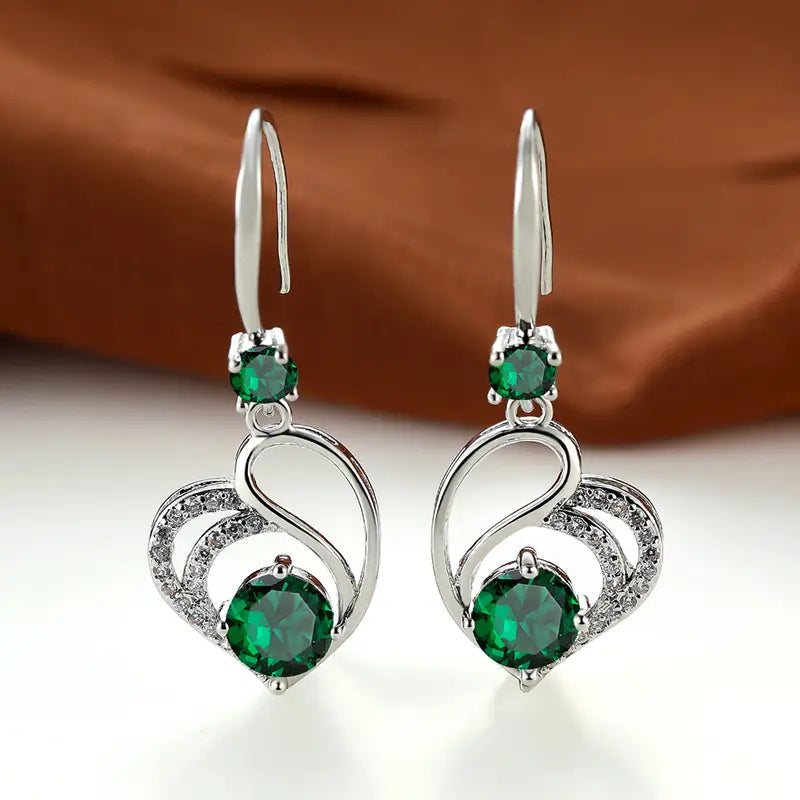 Boucles Seraphina Duval | or blanc