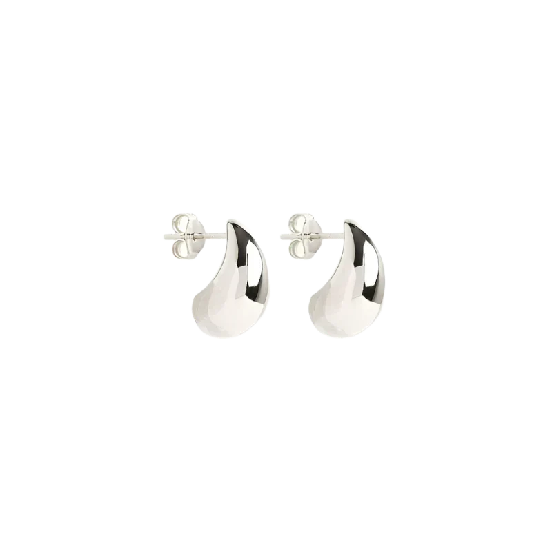 Boucles pendantes Mato | or blanc