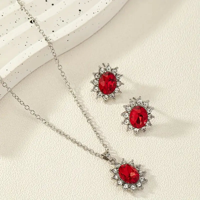 Parure Katya Ruberyn | or blanc