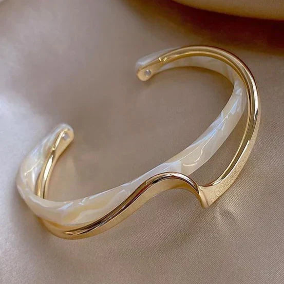 Bracelet doré opale éclat | or