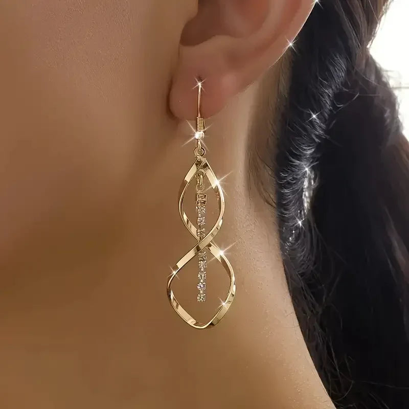 Boucles rayon de soleil spirale | or