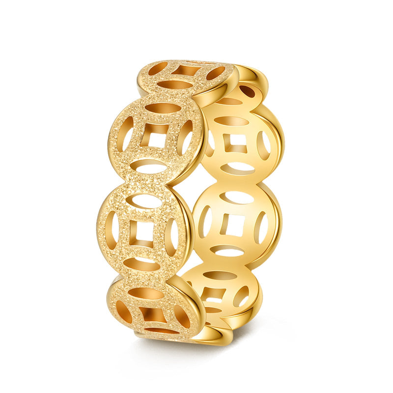 Bague Ella classique Pattern | or