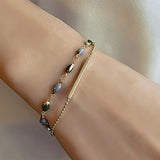 Bracelet Olivia Moss duo | or