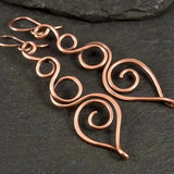 Boucles Loretta Swirl cuivre