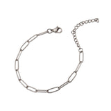 Bracelet Venice maille | or blanc