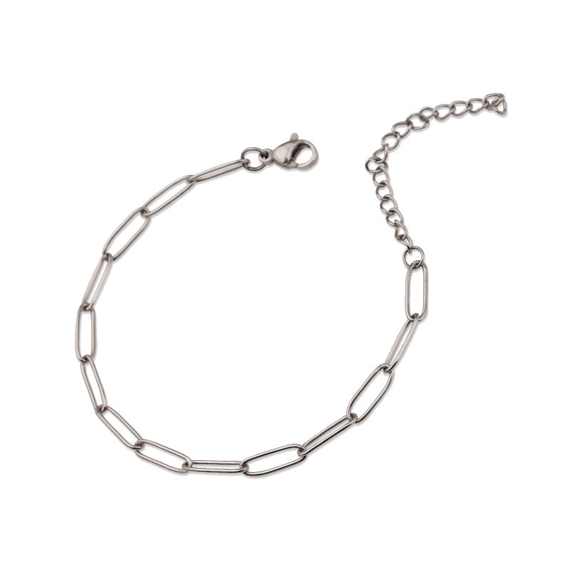Bracelet Venice maille | or blanc