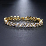 Bracelet Nemorina Foliora | or blanc