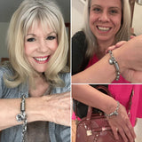 Bracelet Heartened massif | or
