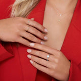 Bague Savaya El Playa | or blanc