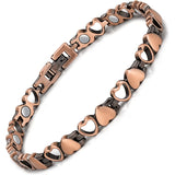 Bracelet éternel cœur cuivre
