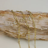 Bracelet minimaliste lettre breloque | or