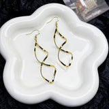 Boucles pendantes spirale | or