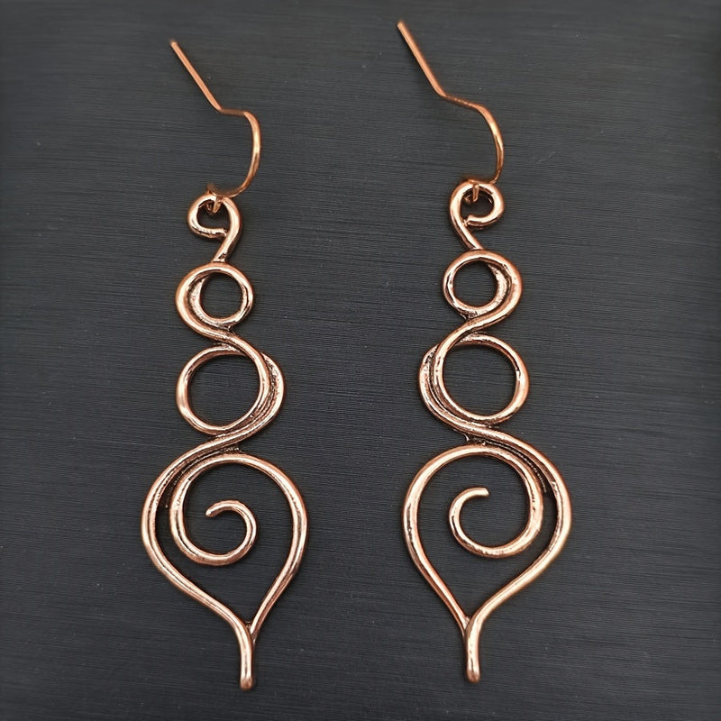Boucles Loretta Swirl cuivre