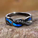 Bague Thessia Lunebray | or blanc