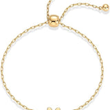 Rayonnant cœur bracelets | or