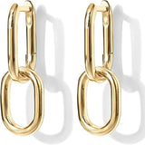 Créoles maille pendant | or
