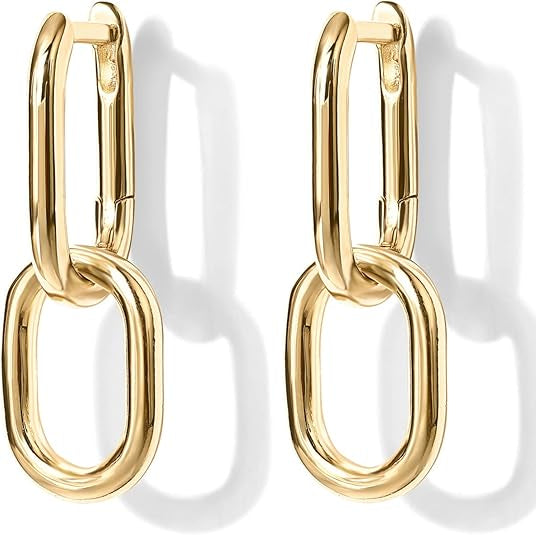 Créoles maille pendant | or