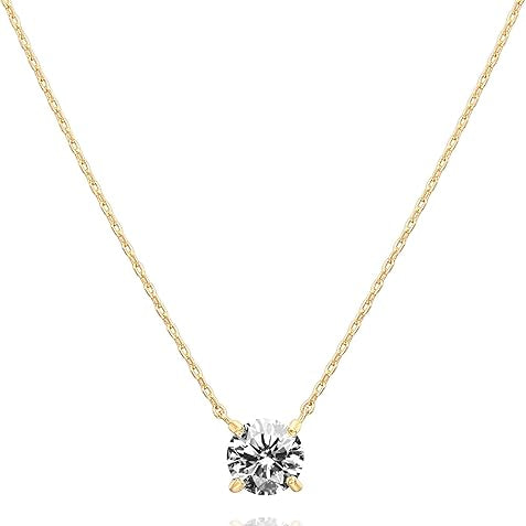 Collier Aurora cristal | or
