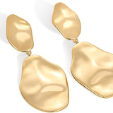 Boucles Ripple vague | or