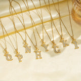 Collier initiale couronne | or
