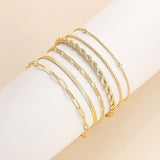 Lot de bracelets Isabella Vernetta | or blanc