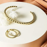 Bracelet torsadé | or