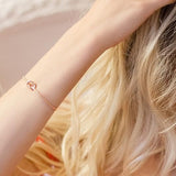 Bracelet amour nœud infini | or