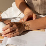 Lot de bracelets Isabella Vernetta | or