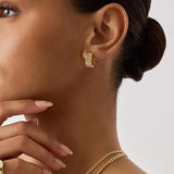 Boucles classique relief | or