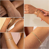 Lot de bracelets Isabella Vernetta | or
