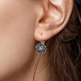 Boucles Calina fleur | or