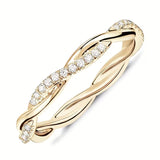 Bague Two Style détail | or