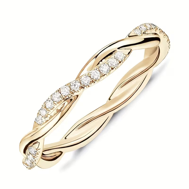 Bague Two Style détail | or