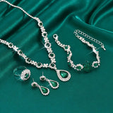 Parure Adriana Lysandre | or blanc