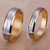 Bague éternel amour couple | or