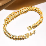 Bracelet Everleaf tennis | or
