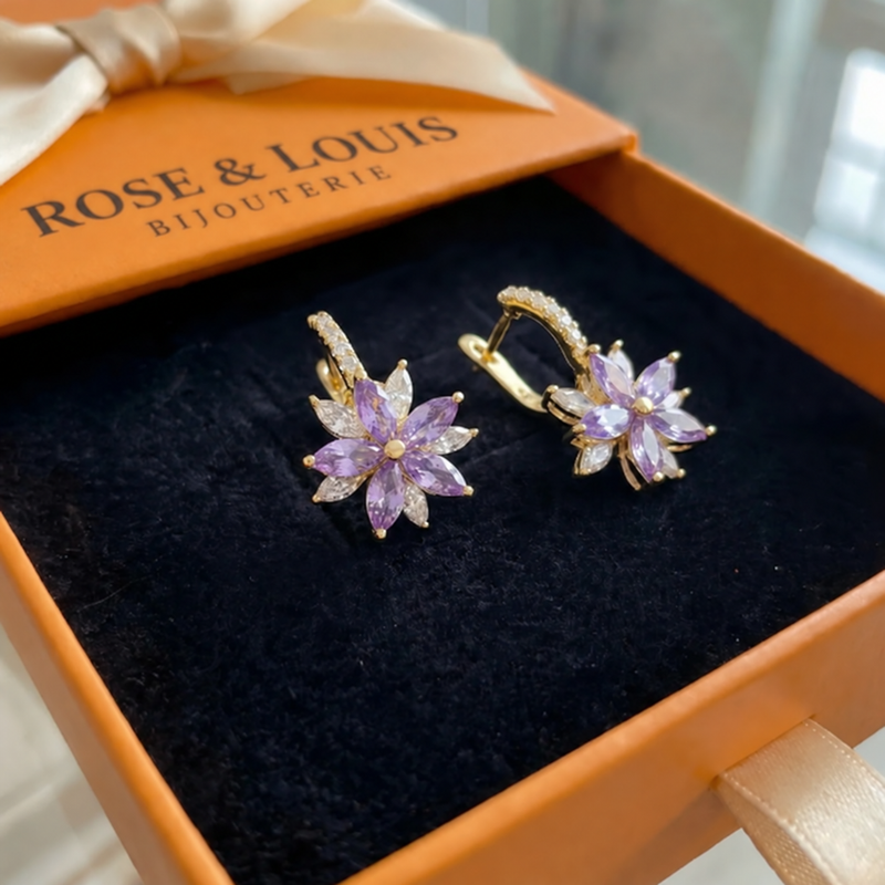 Boucles Amethelis Flora | or