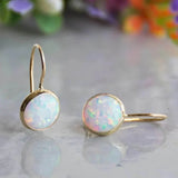 Boucles ancien opale éclat | or