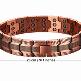Bracelet Ribbed Mosaic cuivre